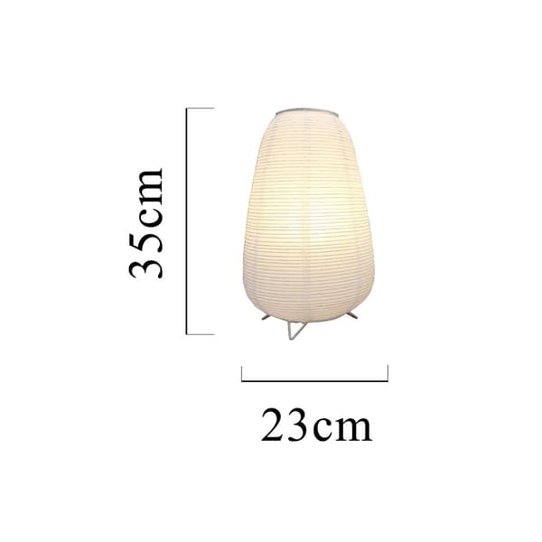 Japansk rispappersbordslampa - Mjuk varm sängbordslampa för sovrum Style 2
