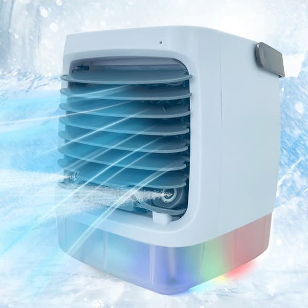 Bærbar Fordampende Luftkøler USB Mini Køleventilator Luftfugter 4 Tilstande Personlig Luftkøler Hjemmekontor Camping