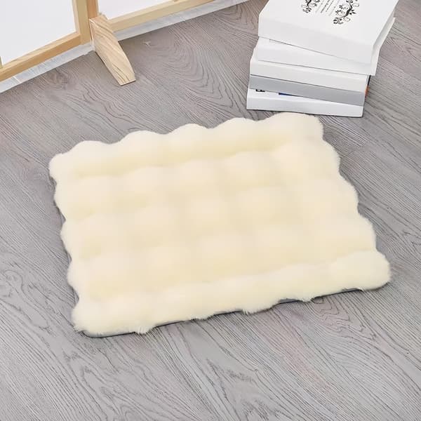 Bløde hundepuder, kattesofapuder, kæledyrspuder, kæledyrssofapuder, bløde og varme kæledyrsunderlag, vendbare og vaskbare sofapuder white 41*51cm