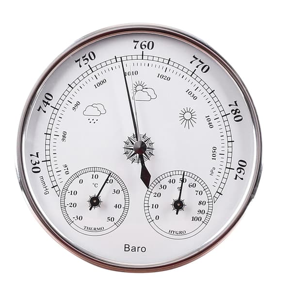 Analog vejrstation - barometer, termometer, hygrometer