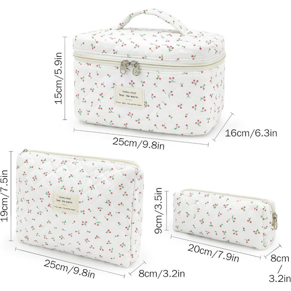 3-pack - Necessär/Toalettväska B
