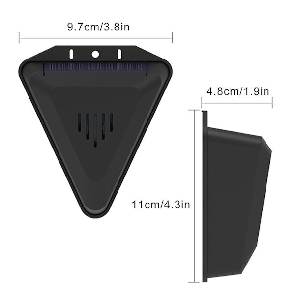 Solcellsdriven [Fågelavvisare] för att skrämma bort fåglar, skydda risfält, grönsaksodlingar, fruktträdgårdar, fiskdammar och spela upp olika ljud