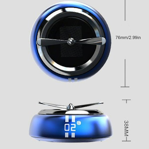 Bil Luftfrisker Solcelledrevet Aromaterapi Diffuser Interiør Dekor Tilbehør