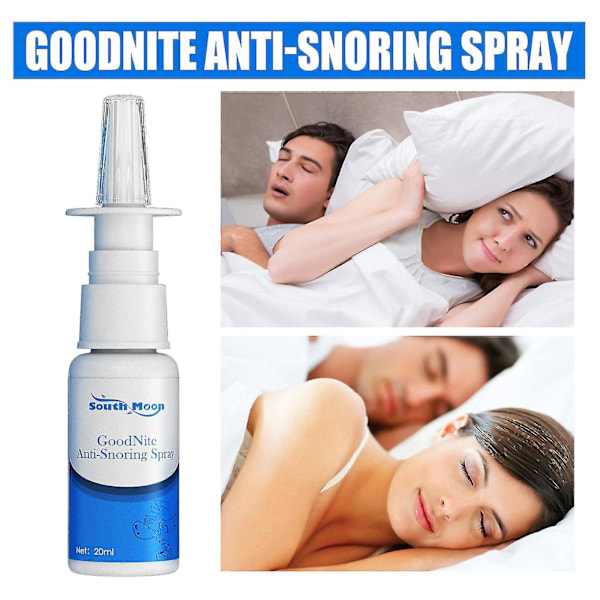 Anti-Snorken Spray - Stop Snorken, Sov Bedre med South Moon Nasal Relief Enhed (1 stk) |  | 1 STK