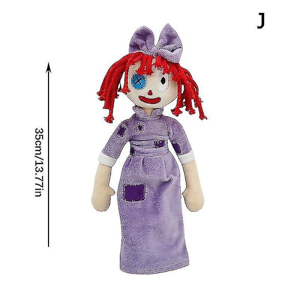 Uskomattomat Digitaalinen Sirkus Pehmolelut, Pomni Ja Jax Plushies Leikkiä Varten Lasten Joululahjaksi j