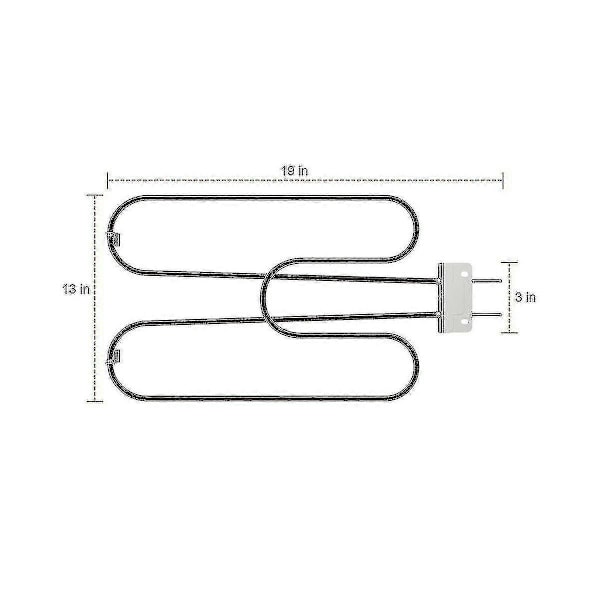 Grillvarmeelementer for Q240 Q2400-serien griller, erstatningsdel for 70127 elektriske varmeelementer