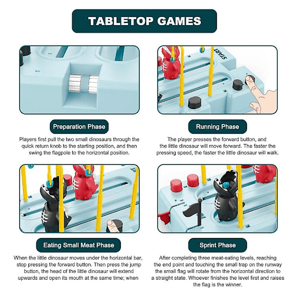 Dinosaurustaistelupeli Työpöydälle Kilpailullinen Lautapeli Vanhemman Ja Lapsen Vuorovaikutteinen Leikki