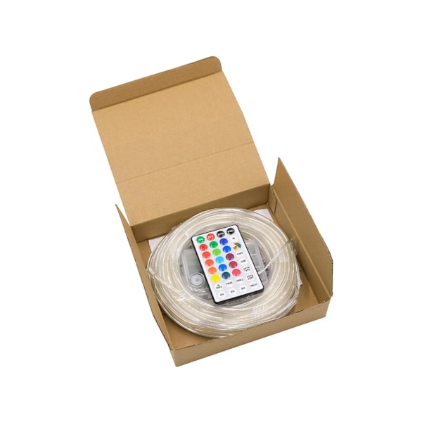 Trampoliinin reunavalo, RGB LED-nauhavalo kaukosäätimellä, IP65 vedenkestävä, 4 tilaa ja 16 väriä, helppo asentaa