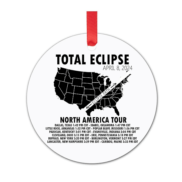 Solar Eclipse Ornament Total Solar Eclipse Ornament, Solar Eclipse Party Supplies, Solar Eclipse Wh