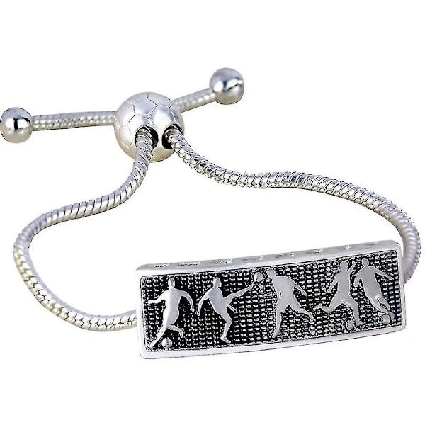 Adjustable Bracelet 3d Relief Football Villain Wristband