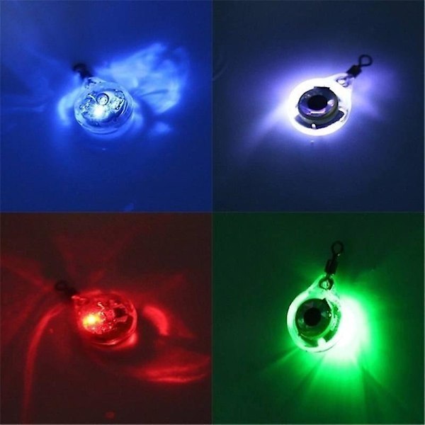 Nattlysande Fluorescerande Fiskelampor LED Undervattenlampa för Mörkt Fiske