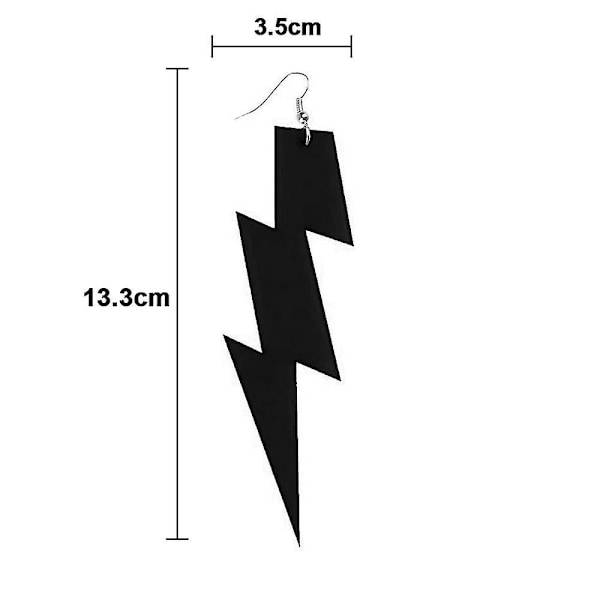 80-talls Delikate Øredobber Henge-Lyn Øredobber Halloween Henger Retro Akryl Dråpe Henge For Kvinner 80-talls Fest Retro Kostymefest Tilbehør