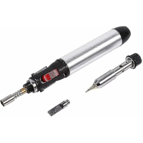 Gas soldering iron kit - 4 in 1 butane gas cordless soldering iron kit adjustable temperature weldin-YuJia