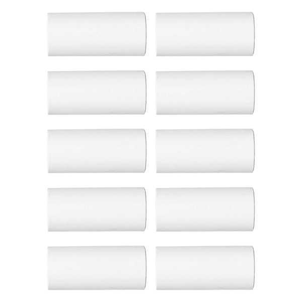 10 stk. Printebare Papirruller Hvid Printebar Termosensitiv Tykt Papir Termisk Papirruller til Lille Printer