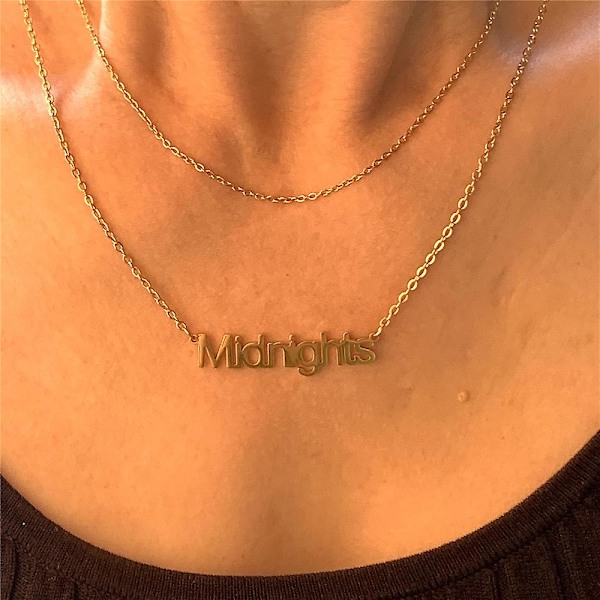 2024 Taylor Swift Album Halsband Kläder Smycken Tillbehör TS Inspirerade Halsband Presenter För Musikälskare Swiftie Fans Kvinnor Flickor Vänner Syster lover