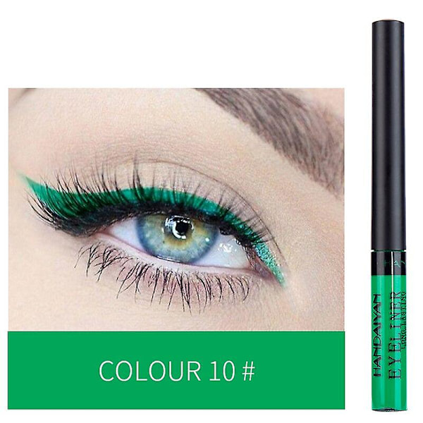 6 Farger Flytende Eyeliner Blyant Perlemor Vannfast Hurtig Tørkende Eyeliner Penn Kvinner