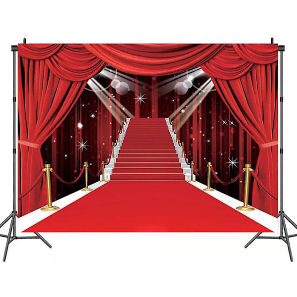 Rødt gardin bakteppe banner, stort rødt teppe stoff fotografering bakteppe foto bakgrunn studio P