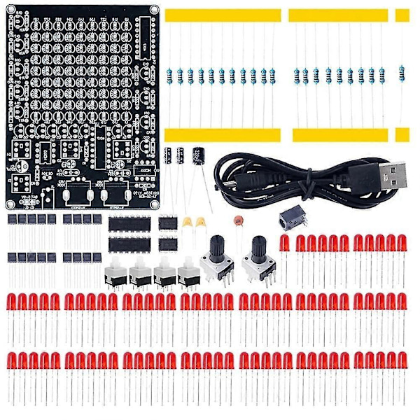 LED Chaser Loddeøvingssett DIY Elektronisk Sveiseprosjektsett Elektronisk Sveiseopplæringssett for Studenter