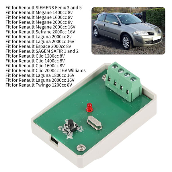 Renault TMS374 ECU Dekoder Autodiagnostiskt Verktyg för Megane/Sefrane/Clio - Frekvenssvepare