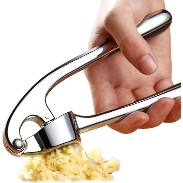 Garlic Mincer to Press Clove and Smash Ginger Handheld Zinc Alloy Rust-proof Tool for Kitchen 01