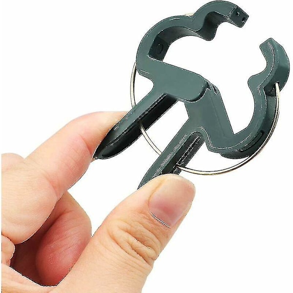 100 st Plantclips Växtclips för Klätterväxter Tomatclips Blomclips Växtclips Växtclips Klätterhjälp för Fästning av Växter (2 Storlekar i En)