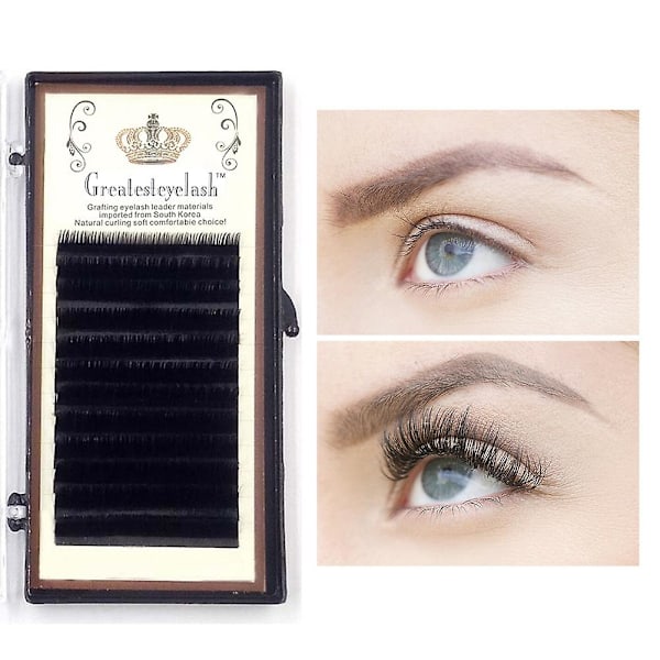 Proteiini Silk Käsintehtyt Tekokarvat Pitkät Paksu Lashes Extension Silmämeikki Qinhai 9mm