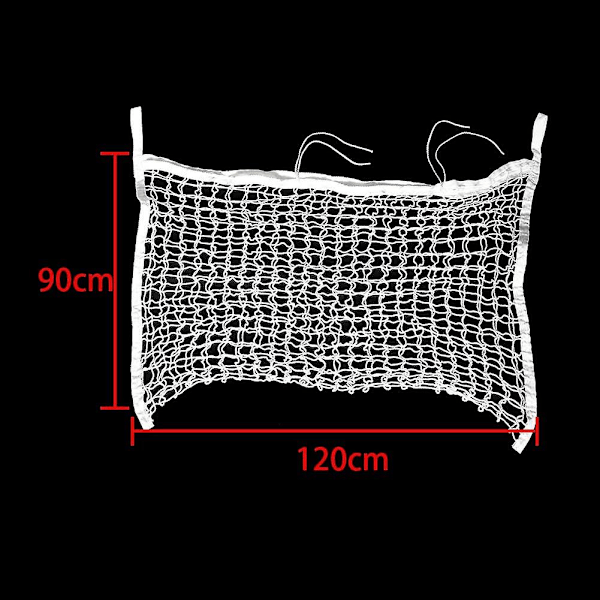 Nylonflettet høynett for hele dagen sakte mating av hester og sauer Størrelse: 120 x 90 cm