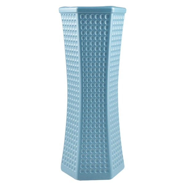 Blomster Vase Nordisk Stil Uknuselig Geometrisk Blomsterarrangement Skrivebords Blomster Vase Til Kontor blue