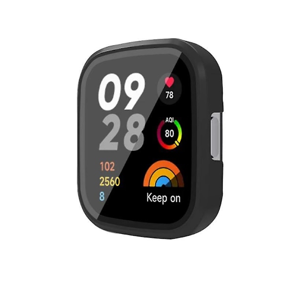 Glas Case til Xiaomi Redmi Watch 3 Hård PC Beskyttelsesetui Ramme Bumper til Redmi Watch 3