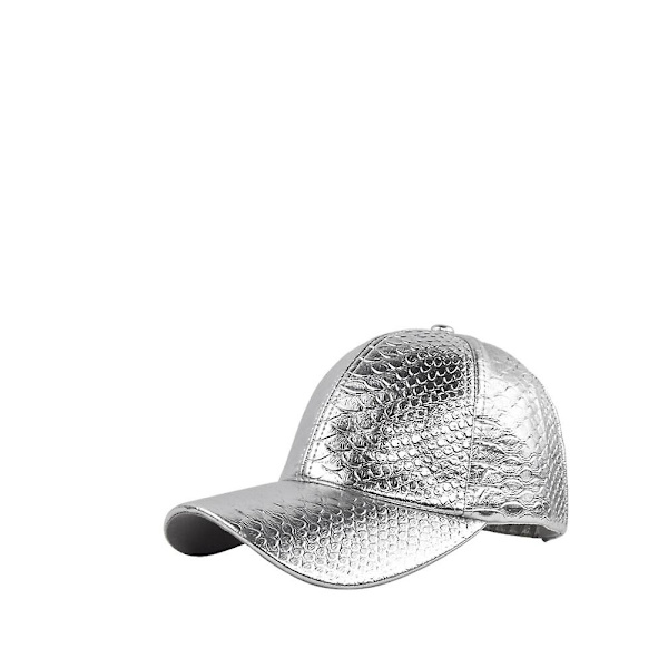 Mænds Baseball Cap Justerbar Rem Kunstig Læder Krokodille Print Hat