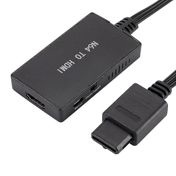 N64 til HDMI-konverteradapter HD-koblingskabel N64 til en ny HDMI-TV-plugg