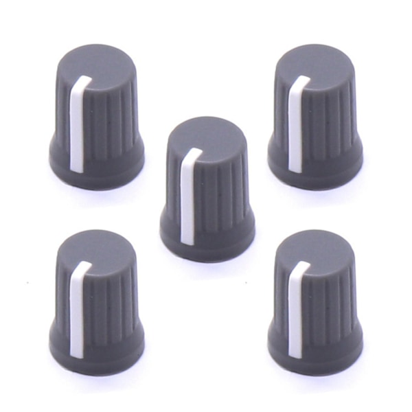 5Pcs Universal EQ Rotary Potentiometer Fader Knobs