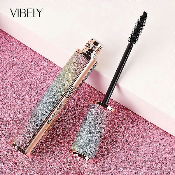 8g Sort Flydende 4D Silkefiber Mascara Vandfast Hurtig Tørring Langvarig Krølleforlængelse Fantastisk Stort Øje Mascara Kvindelig Makeup