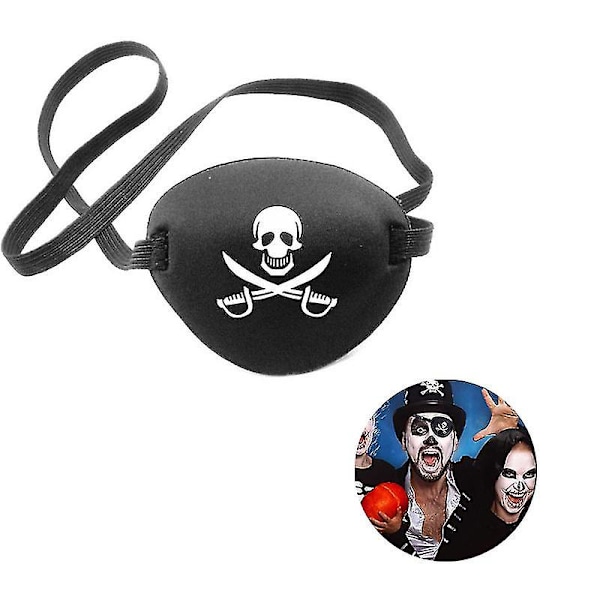 3D Stereo Enögd Mask Bekväm Svamp Piratögonskydd aldult