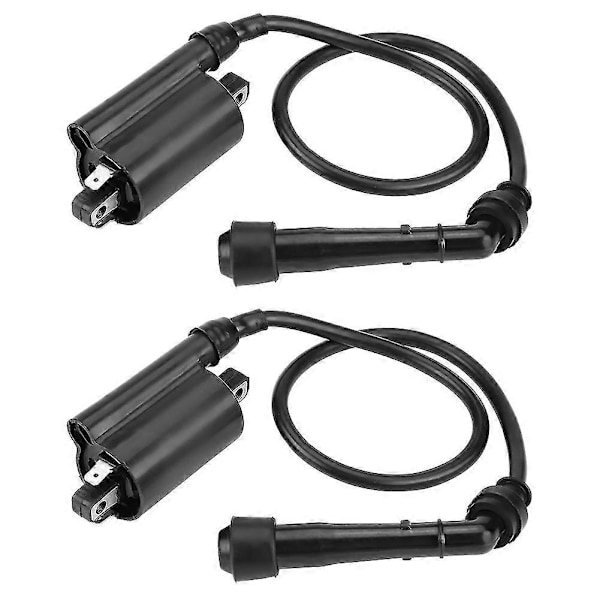 Set of 2 Ignition Coils for KAWASAKI EX500 NINJA 500 500R, 1987-2009