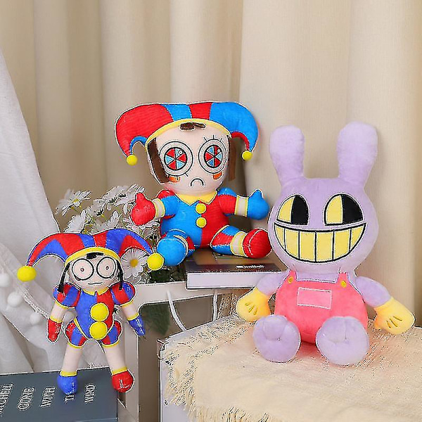 Fantastisk Digital Circus Plush, Pomni og Jax Plushies Leke for Barn Julegave m