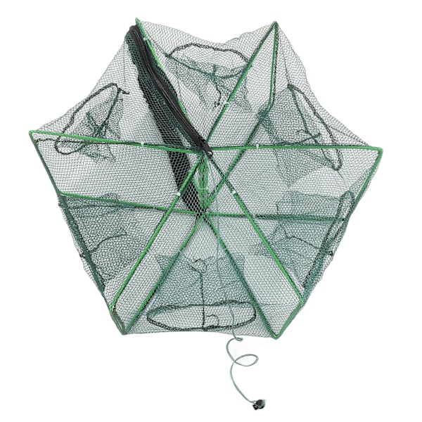 Foldbar Bærbar Rekebur 50x25cm - Automatisk Fiskegarnfelle for Polygon Fiskeåte