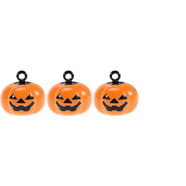 Mini Kurpitsa Jingle Helmi DIY Halloween Koristeet 3 Kpl Oranssit