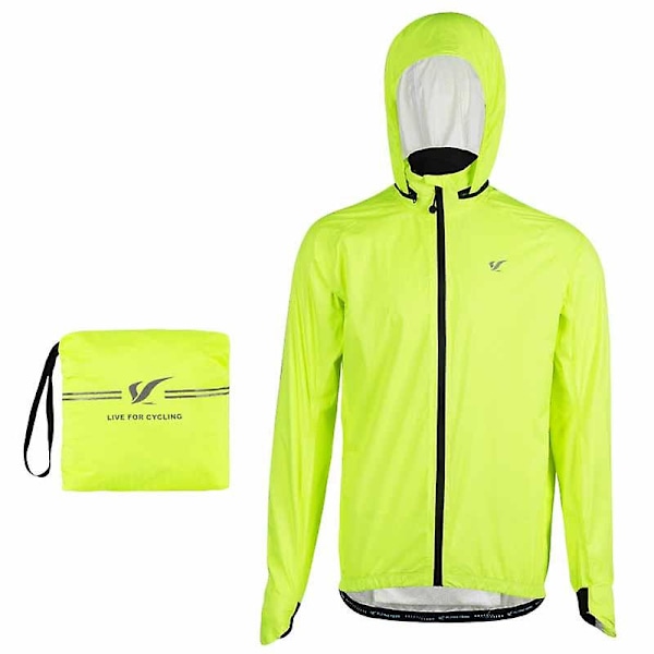 Mens Waterproof Jackets Rain Coats Outdoor Hiking Walking Cycling Jackets Hooded