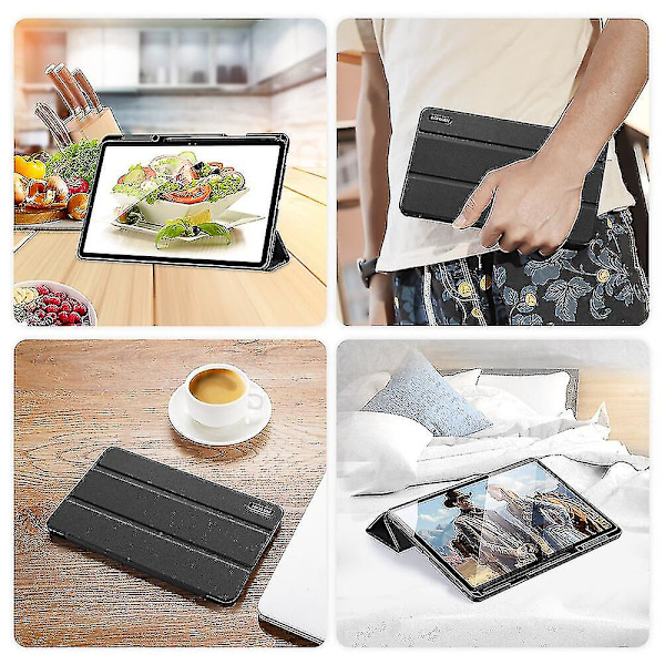 Etui til Samsung Galaxy Tab S8 Plus/tab S7 Fe Cover Ultra Tynd Smart Etui