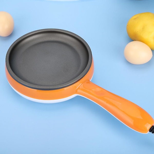 220V EU-plugg Multifunksjonell Mini Elektrisk Non-Stick Stekepanne Eggkoker Dampkoker til Frokost