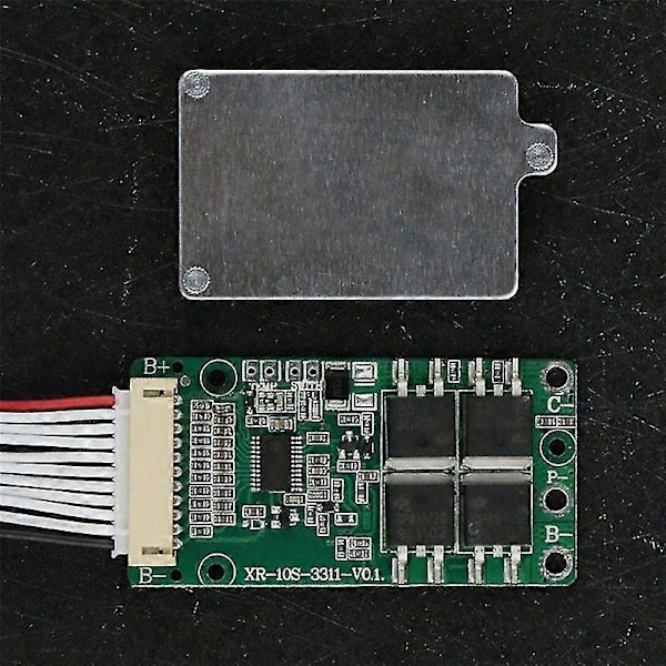 BMS 10S 36V 15A 18650 -Ion Litiumbatteri Ladesikringskort PCB PCM Felles Port for Escooter