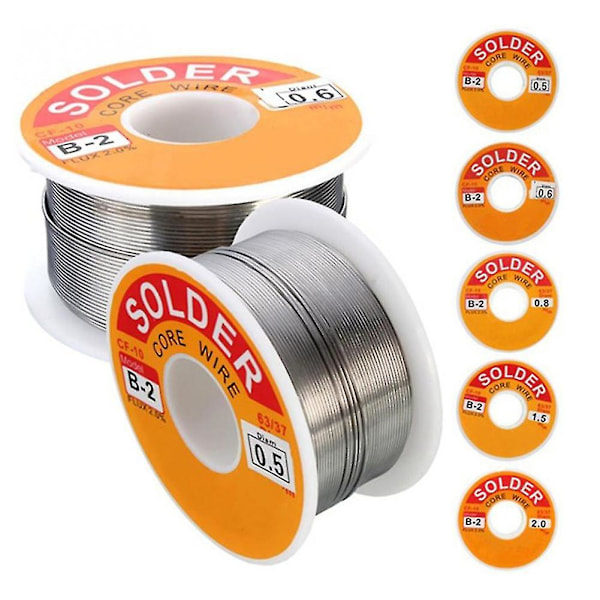 50g 0,3/0,4/0,5/0,6/0,8/1,0mm Rosin Kernelodning Tin Tråd Spol Svejsningsværktøjer size 1