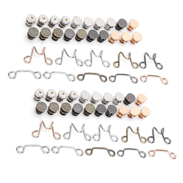Jean Waist Extender Set - Justerbar Knappbyte för Lösa Byxor