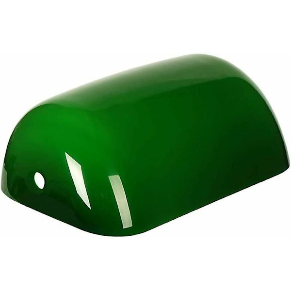 Replacement Glass Shade Cover for Desk Lamp (Green)