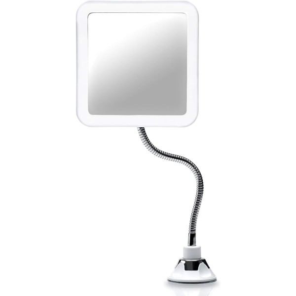 Flexibel förstoringsspegel med LED-ljus, 5x förstoring, stark sugkopp -  Upplyst sminkspegel med bländfri belysning (Mira +) b815 | Fyndiq