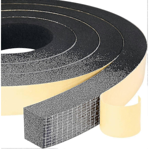 Foam Gasket Strip 2 Rolls 25mm(w) X20mm(h) X2m(l) Seal Weatherproof Shockproof Anticollision Furnitu