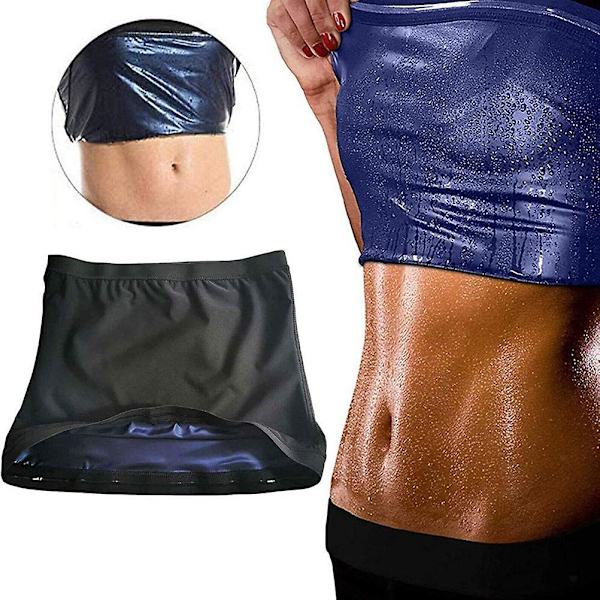 Sauna Suit Midje Trener for Kvinner og Menn - Svetteforsterkende Kroppsshaper for Mage Slimming - Trenings Trening Tank Top