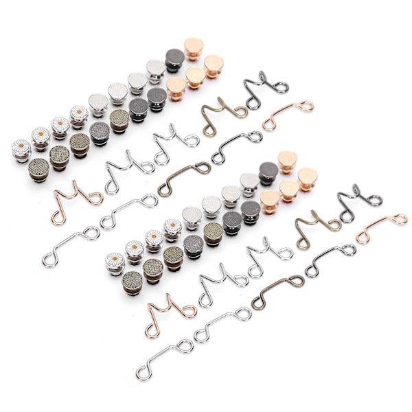 Jean Waist Extender Set - Justerbar Knappbyte för Lösa Byxor