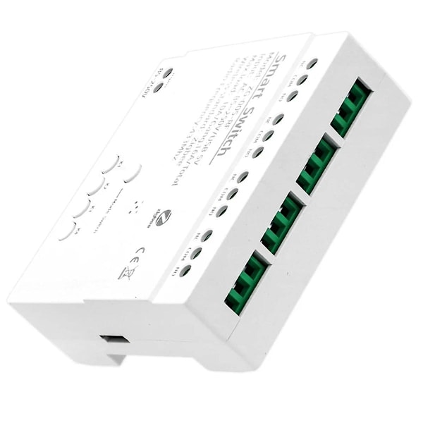 4-kanals Tuya ZigBee Smart Switch-modul RF433 Smart Home Automasjon DIY Bryter Trådløs Relé V